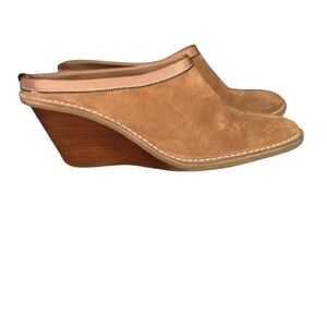 Cole Haan Brown Wedge Mules Size 11